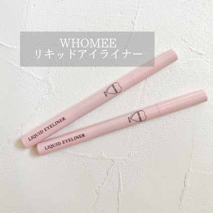 WHOMEE リキッドアイライナーのクチコミ「WHOMEE様からいただきました😊
新色の
デニムブルーとティールグリーン💙💚
お湯オフO.....」(1枚目)