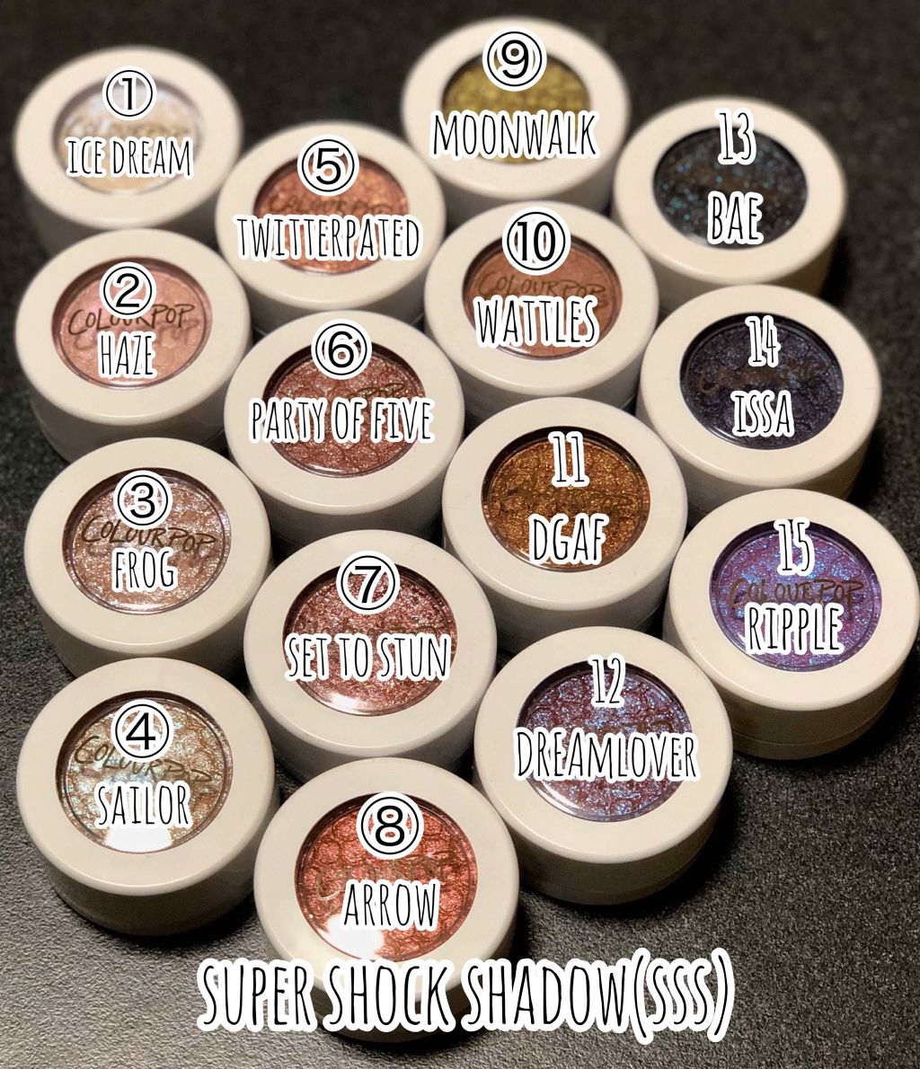 Super Shock Shadow/ColourPop/単色アイシャドウを使ったクチコミ（1枚目）