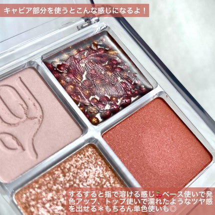 キャビアモイストタッチアイカラー /VOW/アイシャドウパレットを使ったクチコミ(5枚目)