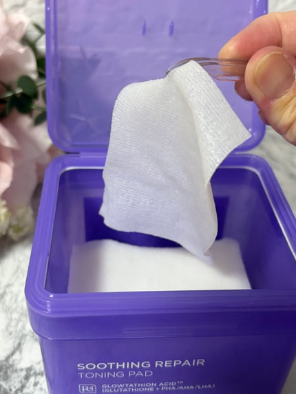 スージングリペア トーニングパッド/ダーマファーム/トナーパッドを使ったクチコミ(4枚目)