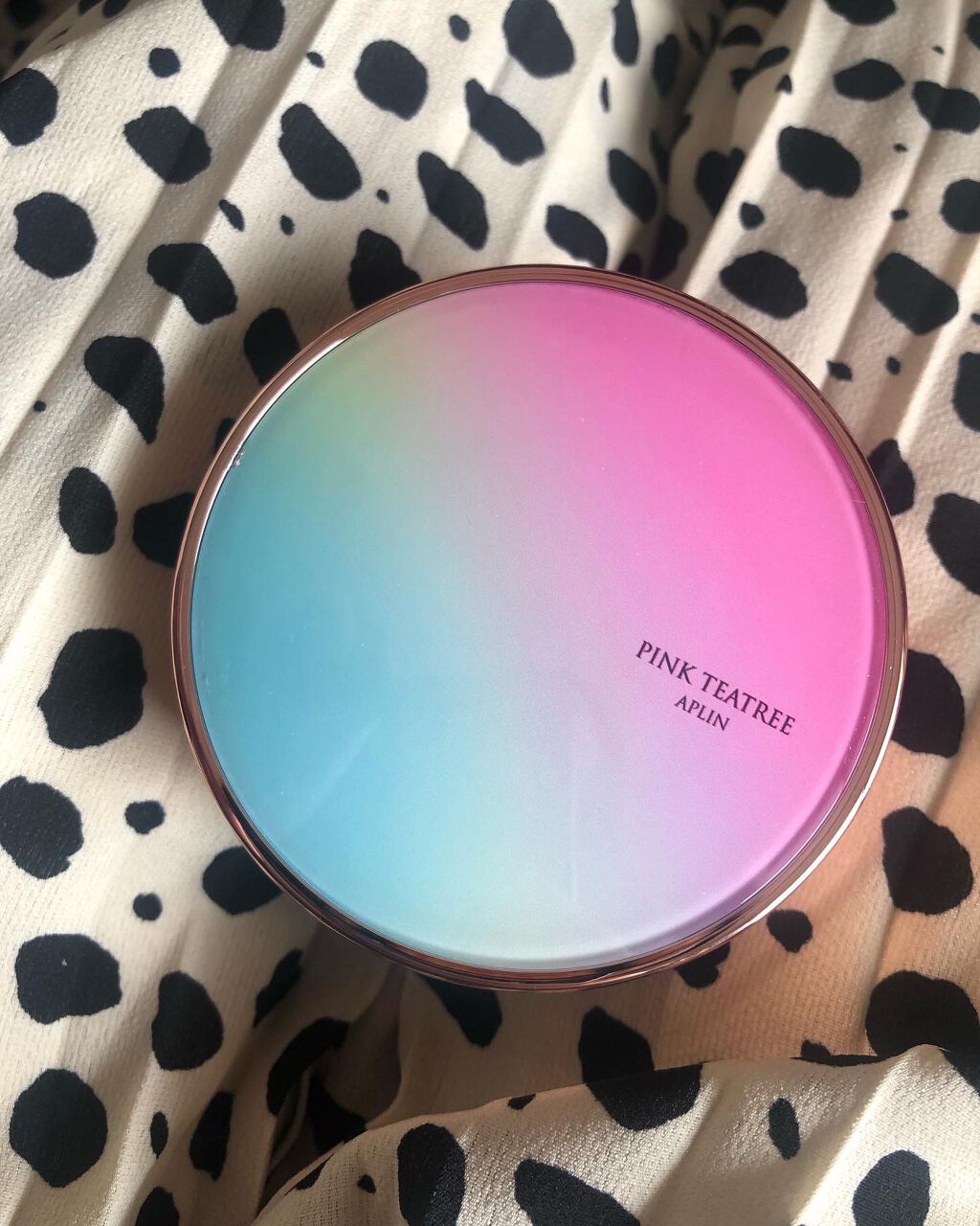 ピンクティーツリーカバークッション/APLIN/クッションファンデーションを使ったクチコミ(1枚目)