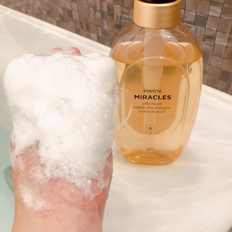 ミラクルズ サルフェート無添加&ジェントルリペア ボンドリペア シャンプー/トリートメント/パンテーン/市販シャンプーを使ったクチコミ(3枚目)