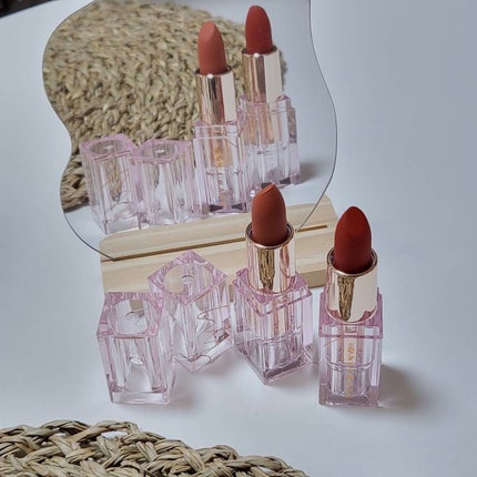 ヌーディーベルベットリップ 01 Antique Sepia/wakemake/口紅の画像