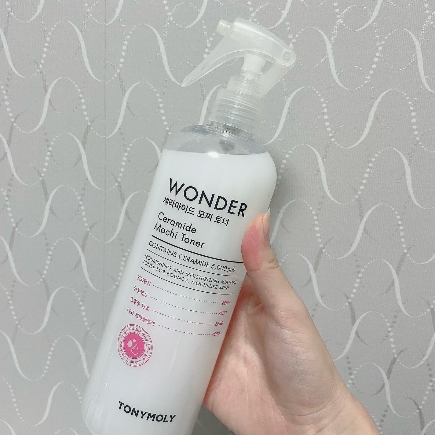 Wonder Ceramide Mochi Toner(トニーモリーワンダーCモチトナー)/TONYMOLY/化粧水を使ったクチコミ(4枚目)