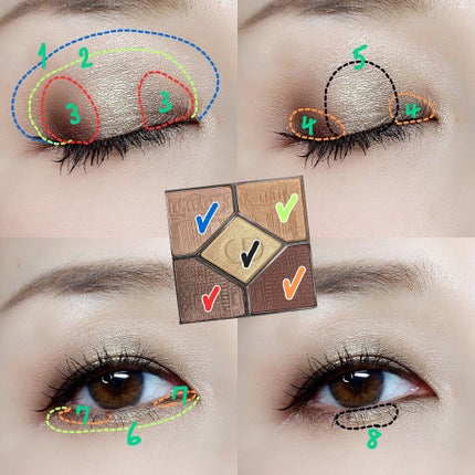 サンク クルール クチュール 〈アトリエ オブ ドリームズ〉/Dior/アイシャドウパレットを使ったクチコミ(4枚目)