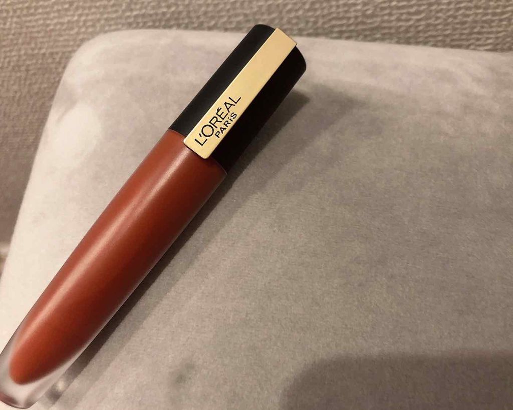 ルージュシグネチャー /ロレアル パリ/リップグロスを使ったクチコミ（1枚目）