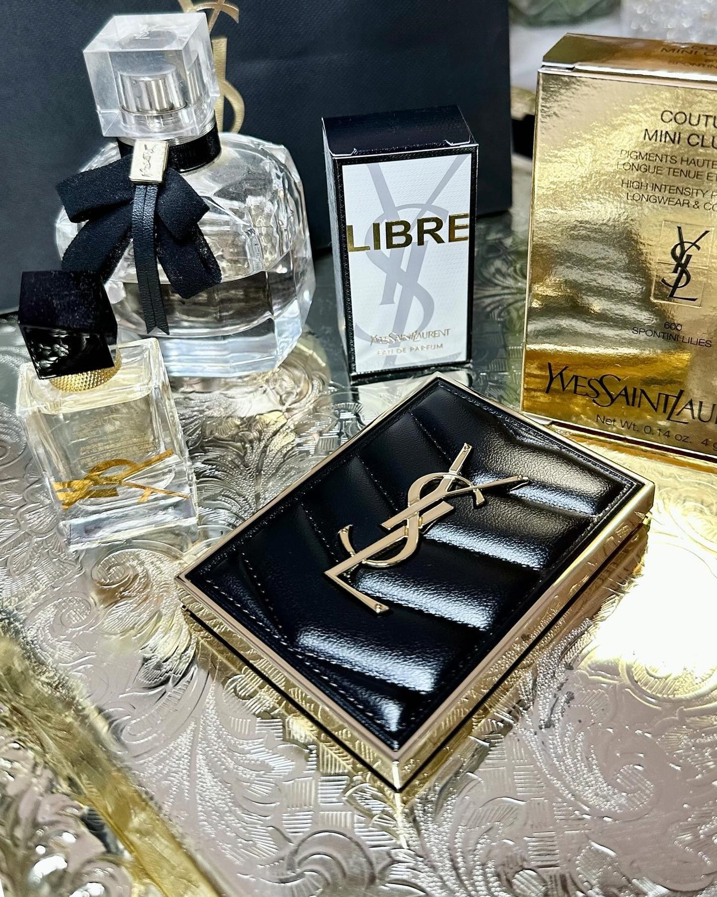 クチュール ミニ クラッチ/YVES SAINT LAURENT BEAUTE/アイシャドウパレットを使ったクチコミ(7枚目)