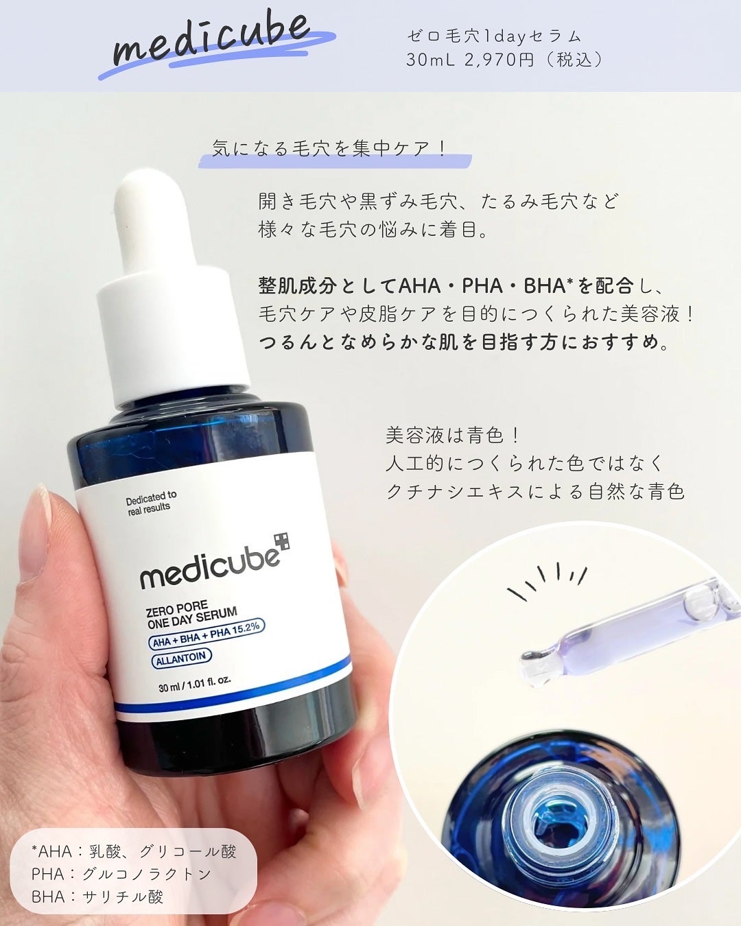 ゼロ毛穴1DAYセラム/MEDICUBE/美容液を使ったクチコミ(2枚目)