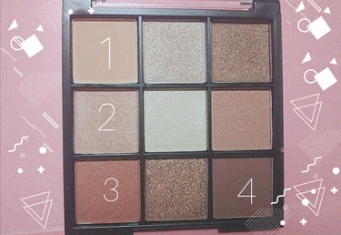 UR GLAM　BLOOMING EYE COLOR PALETTE/U R GLAM/アイシャドウパレットを使ったクチコミ（2枚目）