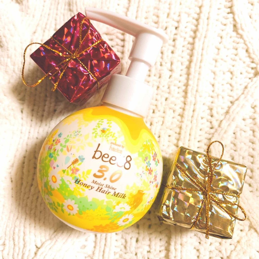 モイストシャイン ハニーヘアミルク 3.0/beee8/ヘアミルクを使ったクチコミ(2枚目)
