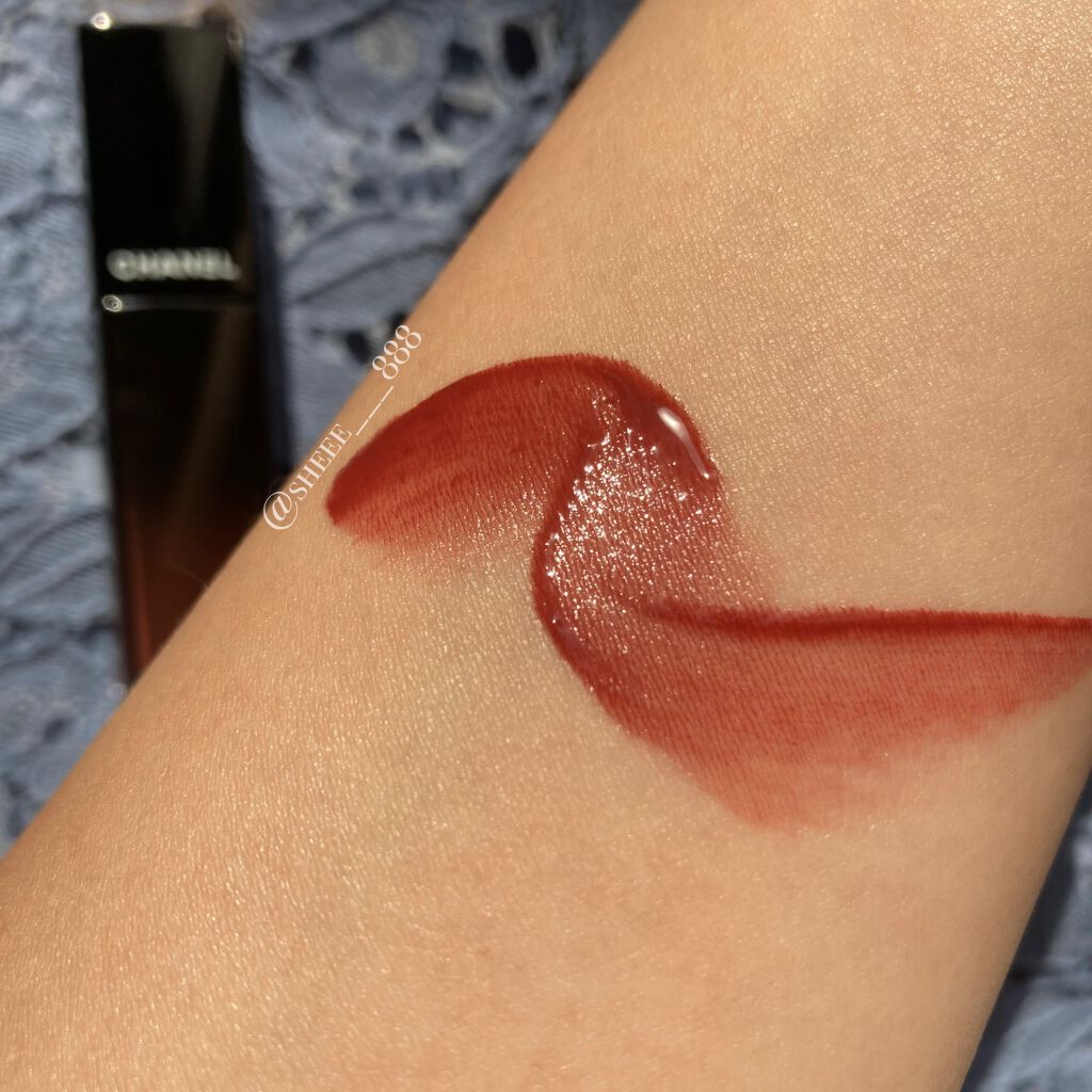 ルージュ アリュール ラック/CHANEL/口紅を使ったクチコミ（3枚目）
