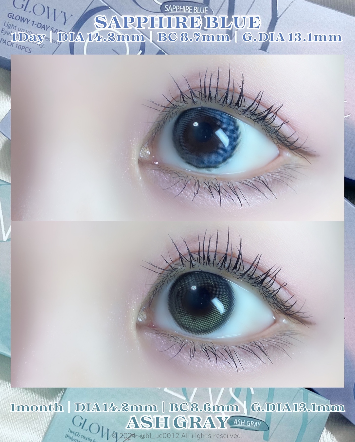 Glowy 1day/OLENS/ワンデー（１DAY）カラコンを使ったクチコミ（3枚目）
