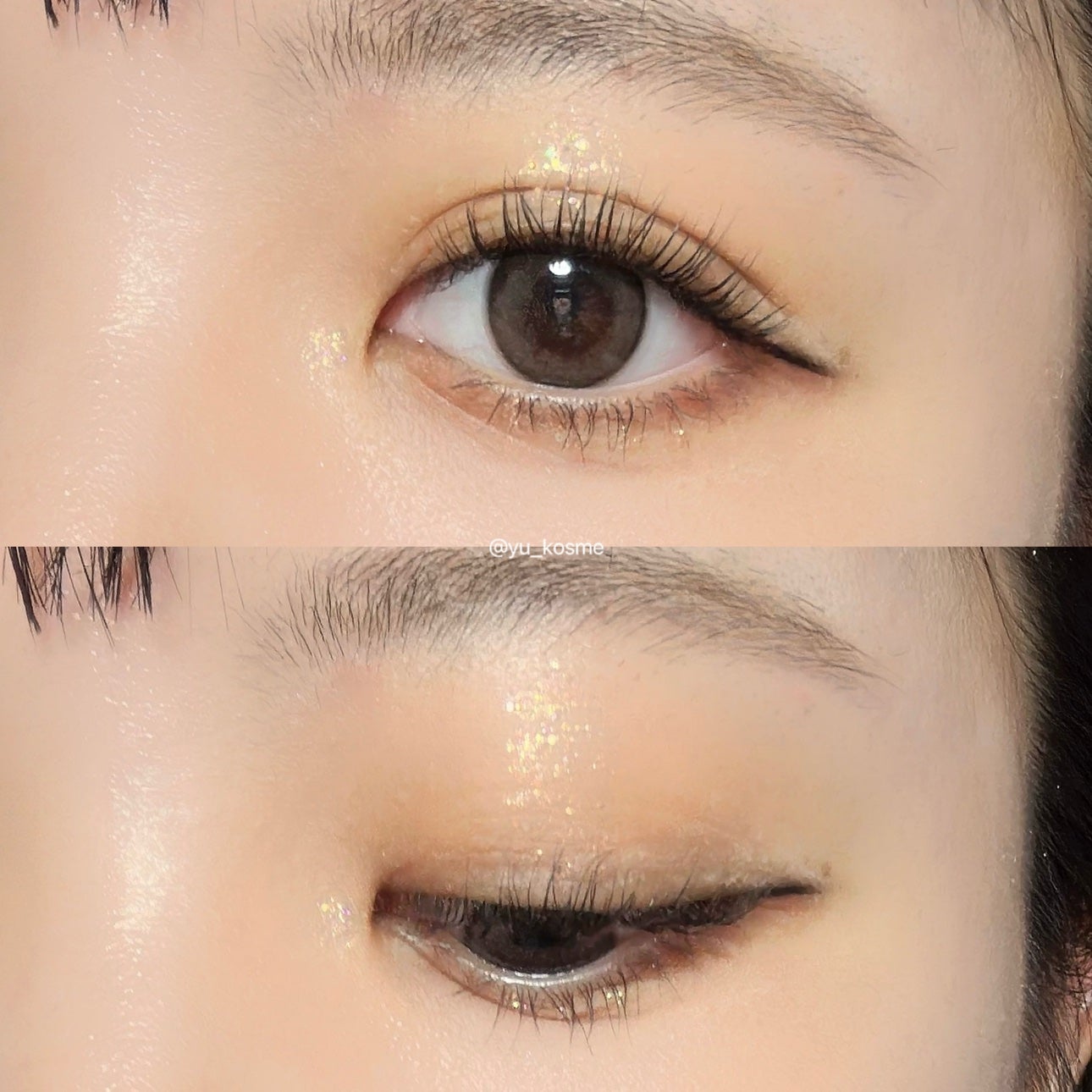 グラスグリッター/glow/グリッターを使ったクチコミ(8枚目)