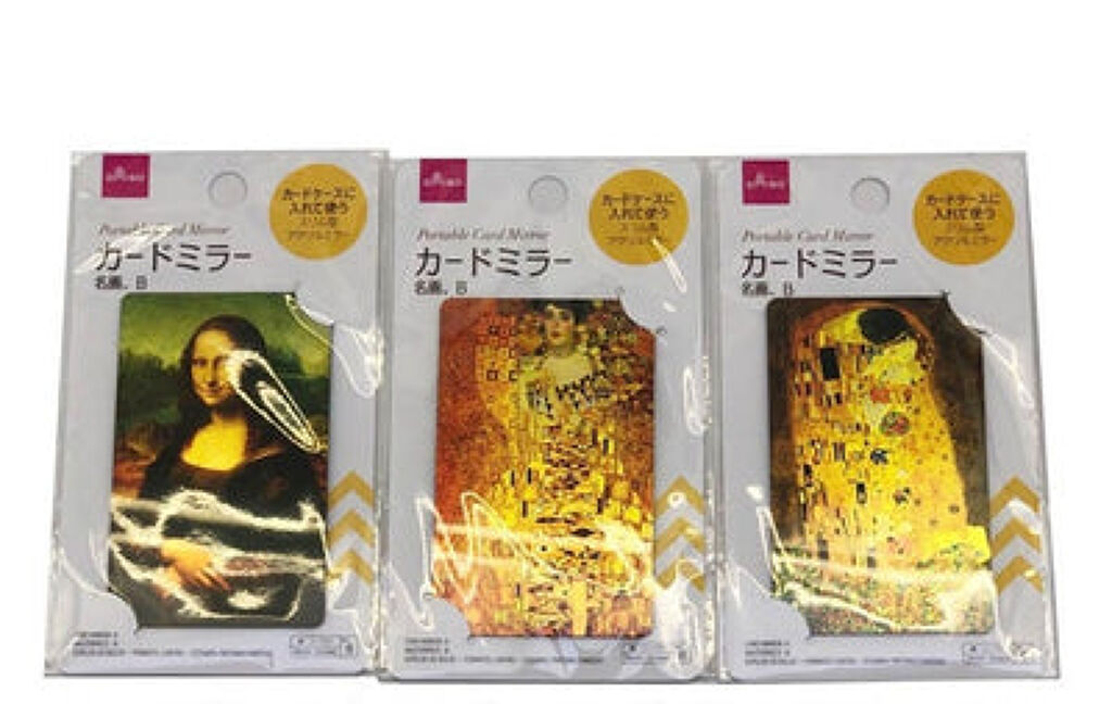 DAISO カードミラー(名画)