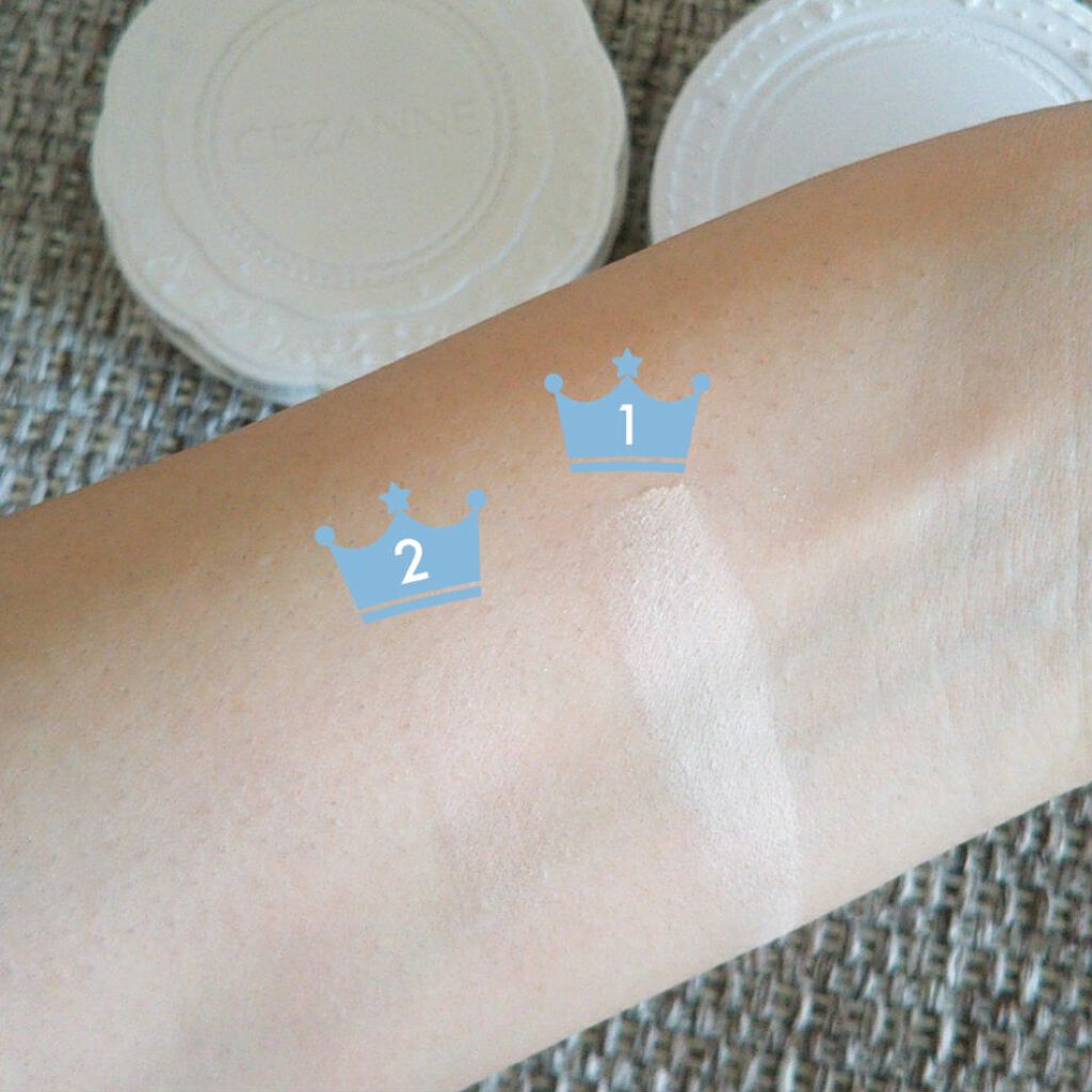 UVクリアフェイスパウダー/CEZANNE/プレストパウダーを使ったクチコミ(3枚目)