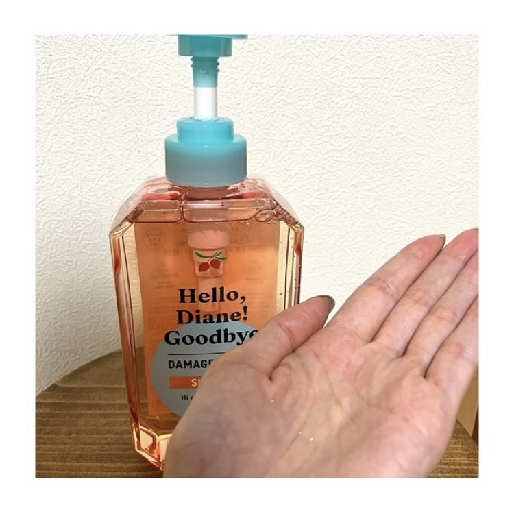 ハローダイアン グッバイ ダメージリペア シャンプー/トリートメント/ダイアン/市販シャンプーを使ったクチコミ（2枚目）