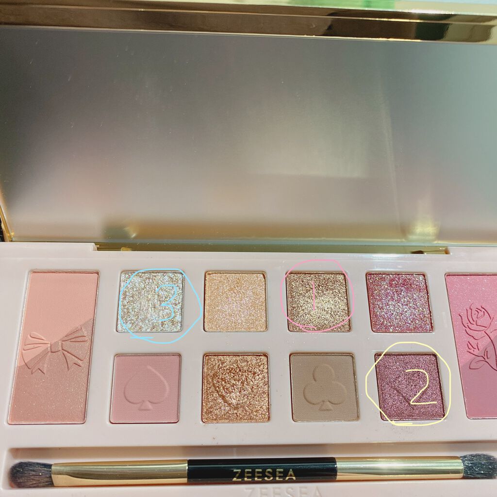 ZEESEA「ファンタジーパーク」12色アイシャドウパレット/ZEESEA/アイシャドウパレットを使ったクチコミ（3枚目）