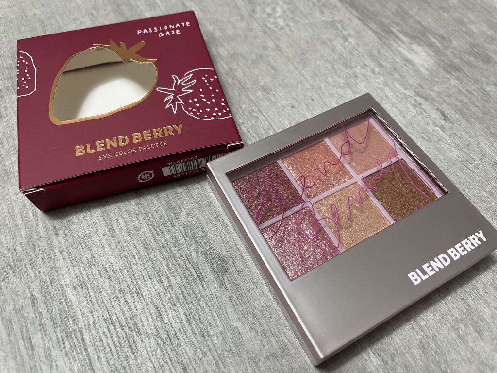 オーラクリエイション/BLEND BERRY/アイシャドウパレットを使ったクチコミ（3枚目）