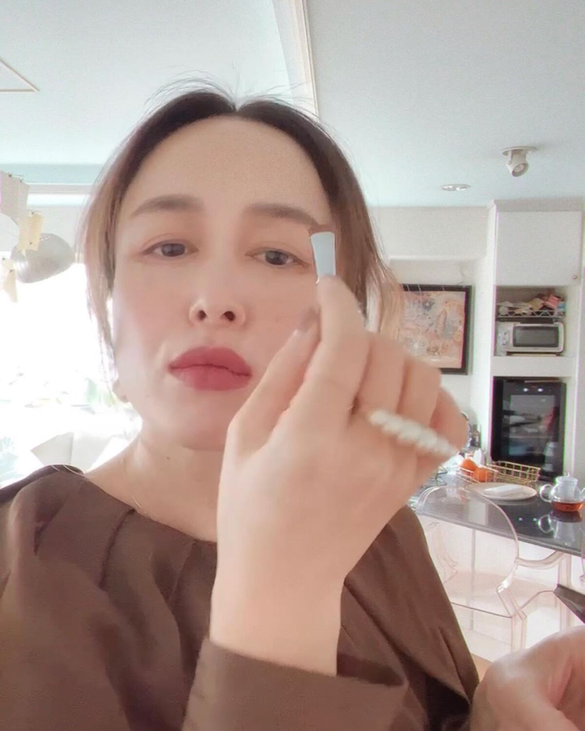 フーミー マルチアイブロウパウダー/WHOMEE/パウダーアイブロウを使ったクチコミ(8枚目)