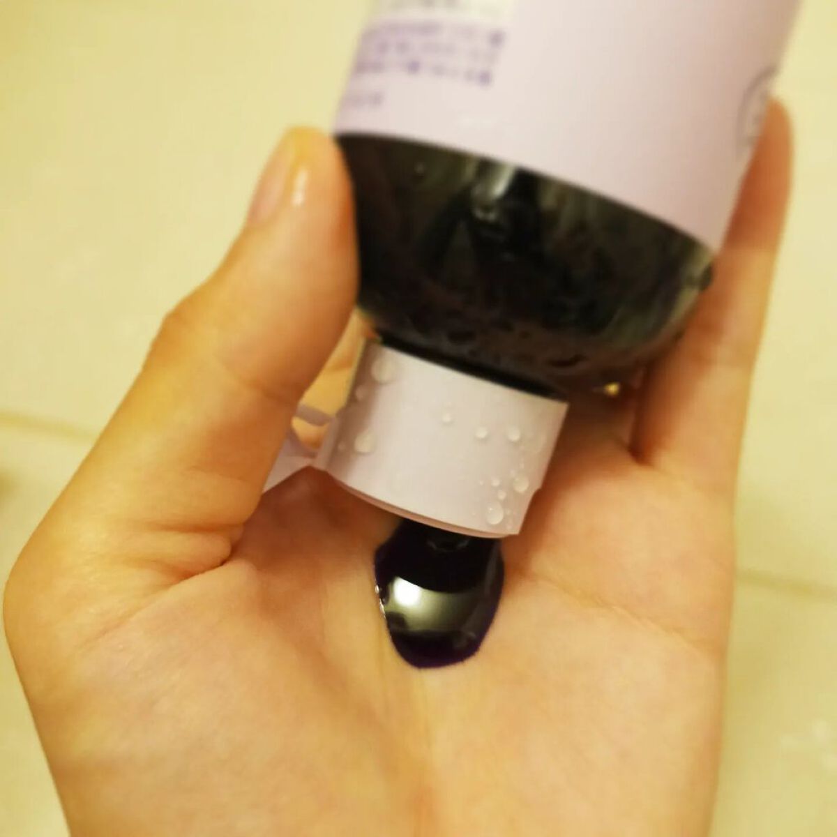 カラーシャンプー＆トリートメント トリートメント パープル/ダイアン/市販シャンプーを使ったクチコミ（2枚目）