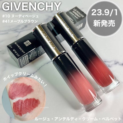 ルージュ・アンテルディ・クリーム・ベルベット/GIVENCHY/口紅を使ったクチコミ(1枚目)
