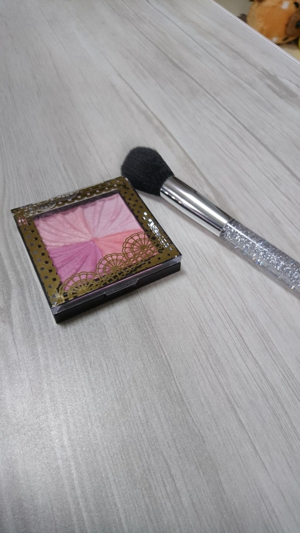 ミックスチークパウダー/DAISO/パウダーチークを使ったクチコミ（1枚目）