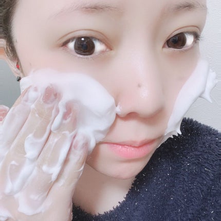 WRクレンジング洗顔 N/なめらか本舗/洗顔フォームを使ったクチコミ(5枚目)