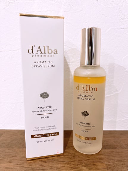 ホワイトトリュフファーストアロマティックスプレーセラム/ダルバ/ミスト状化粧水を使ったクチコミ(1枚目)