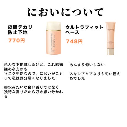 皮脂テカリ防止下地/CEZANNE/化粧下地を使ったクチコミ(7枚目)