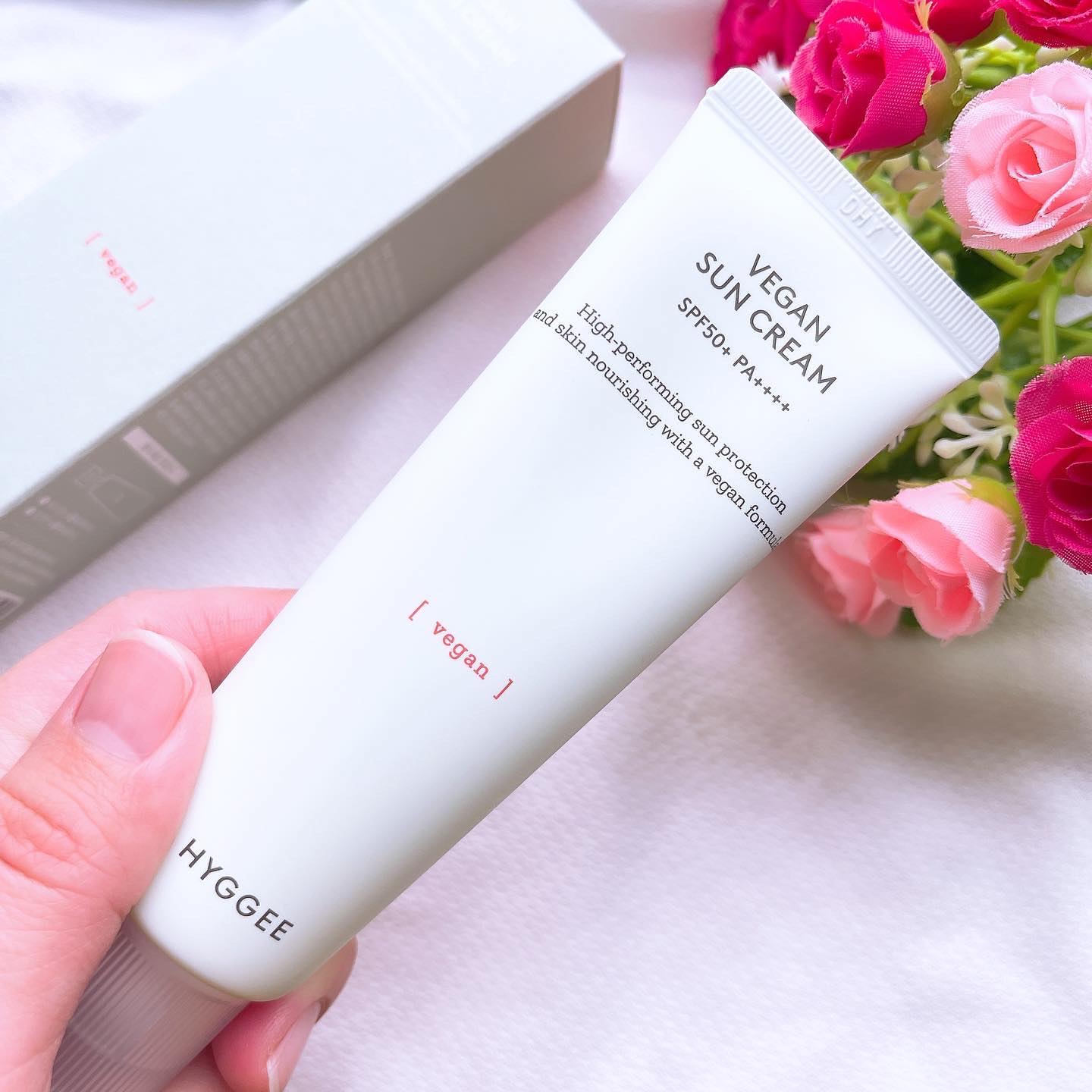ヴィーガンサンクリーム/HYGGEE/日焼け止めクリームを使ったクチコミ（2枚目）