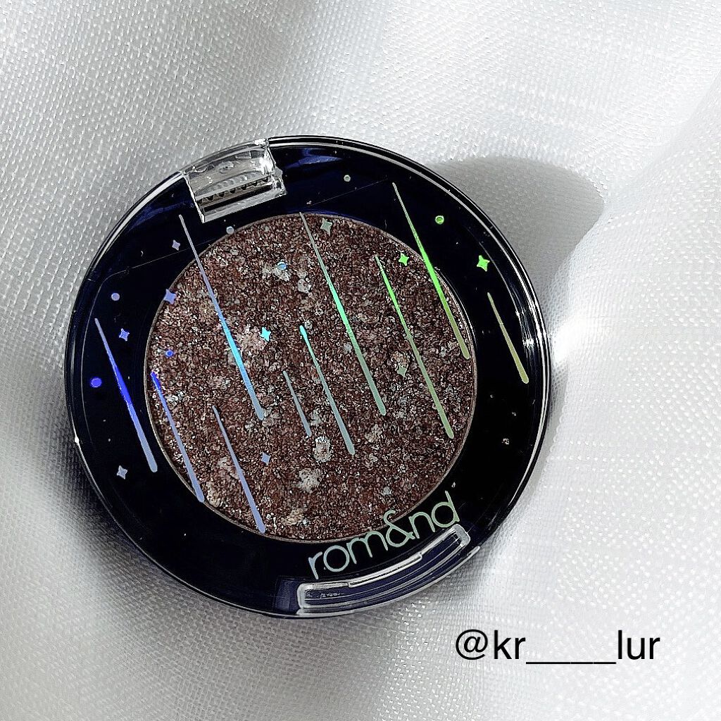 グリッター シャドウ カラー/rom&nd/グリッターを使ったクチコミ（1枚目）