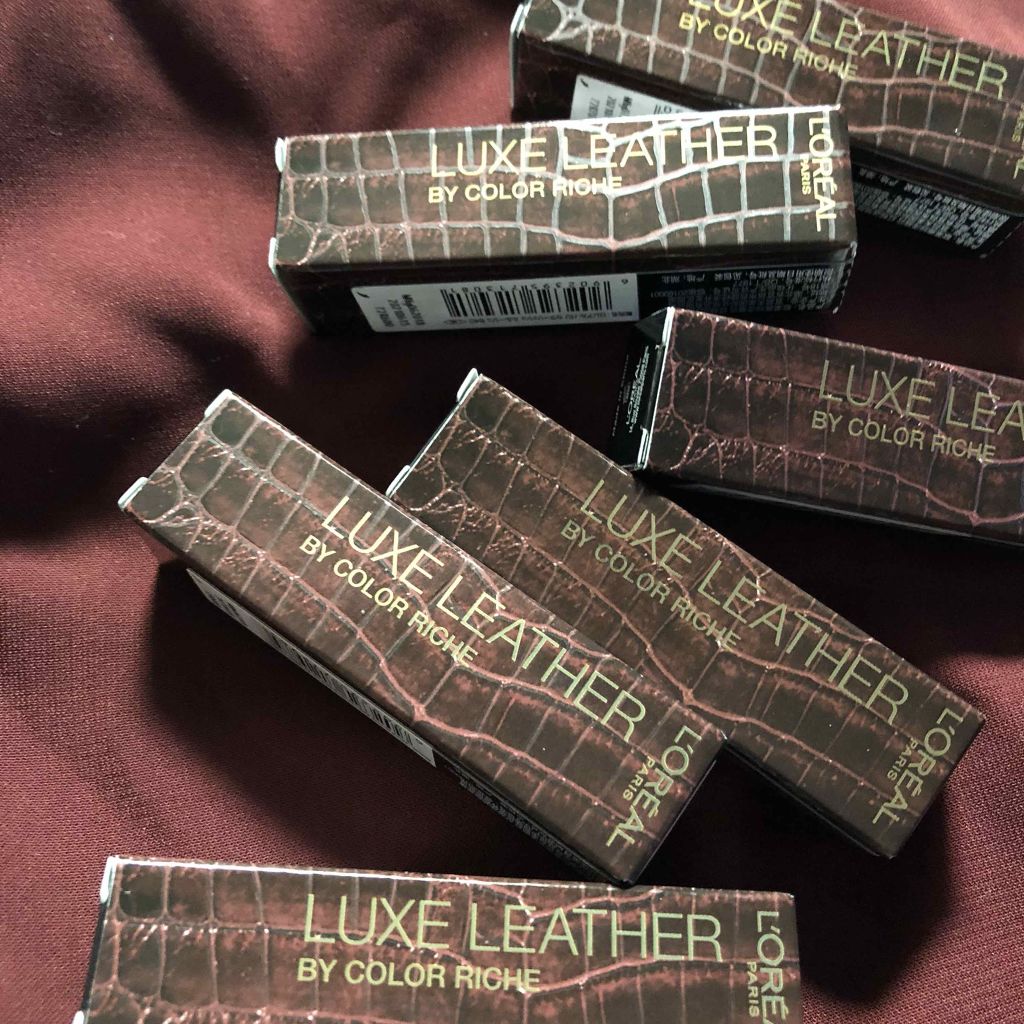 リュクスレザーコレクション/ロレアル パリ/口紅を使ったクチコミ(3枚目)