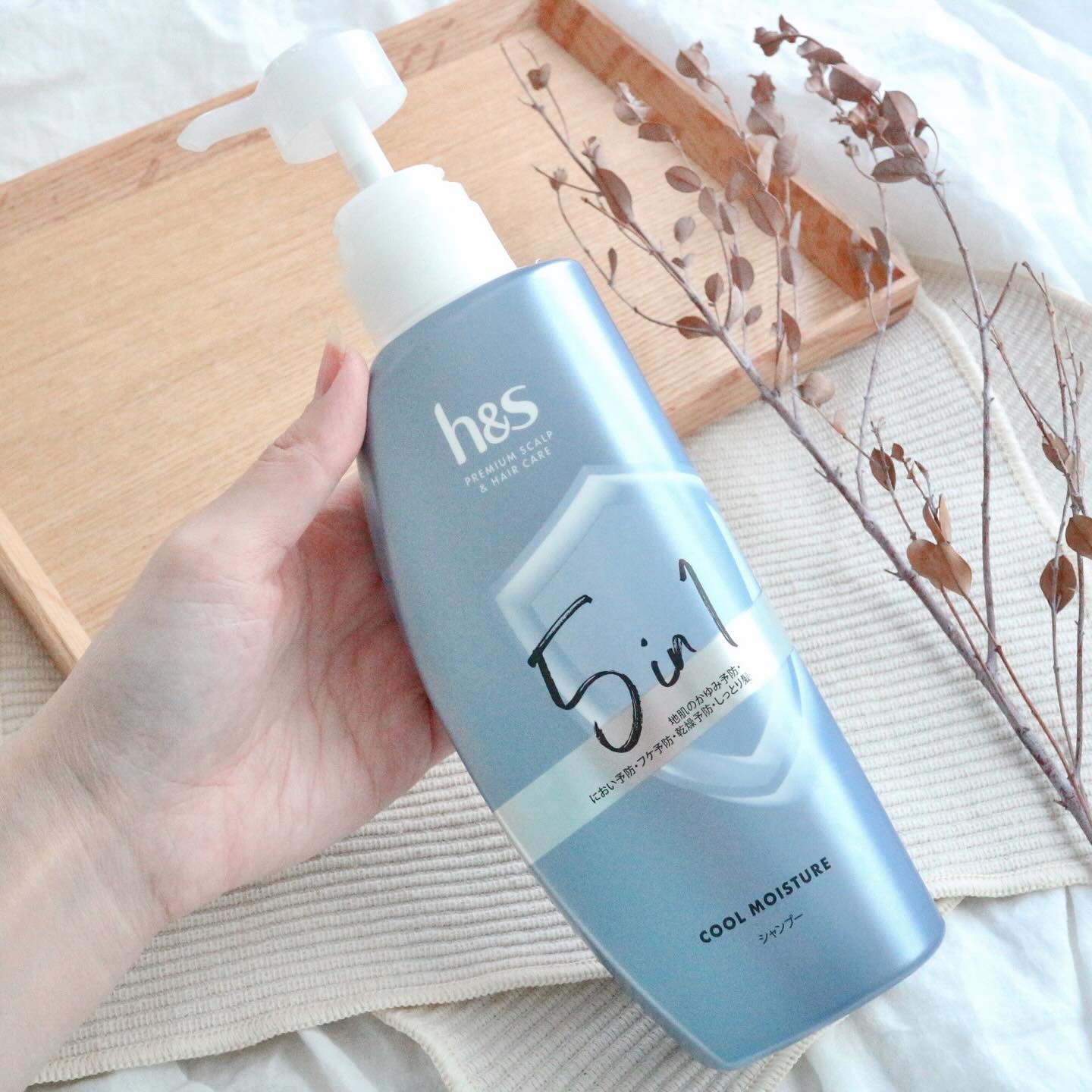 5in1クールモイスチャーシャンプー/コンディショナー/h&s/市販シャンプーを使ったクチコミ（3枚目）