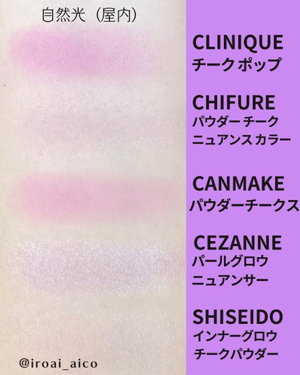 チーク ポップ/CLINIQUE/パウダーチークを使ったクチコミ(5枚目)