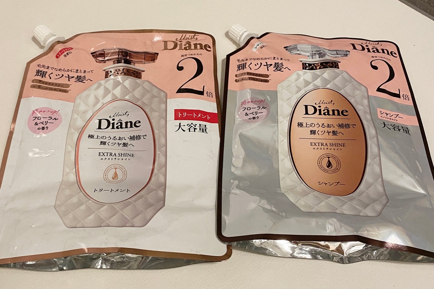 パーフェクトビューティ モイストダイアン エクストラシャイン シャンプー/トリートメント/ダイアン/市販シャンプーを使ったクチコミ(1枚目)