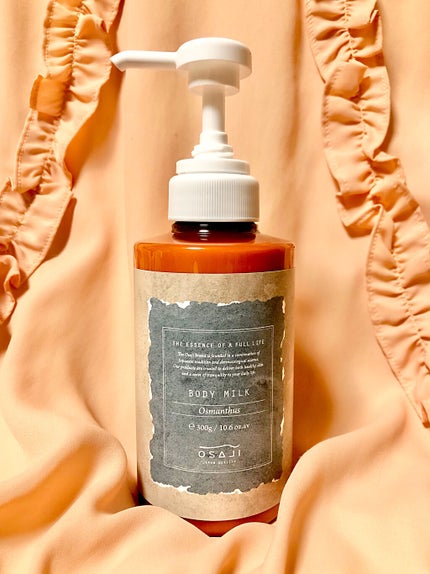 OSAJI オサジ ボディミルク オスマンサスのクチコミ「#コスメ購入品 
❤︎OSAJI
オサジ ボディミルク 
オスマンサス
金木犀の香りの
何.....」(1枚目)