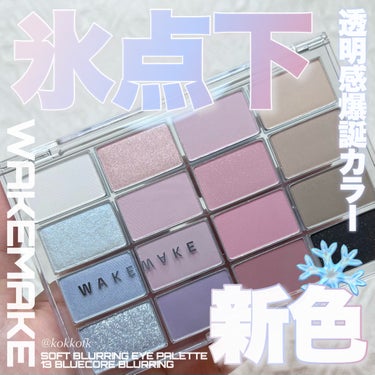 ソフトブラーリング アイパレット/WAKEMAKE/パウダーアイシャドウを使ったクチコミ（1枚目）