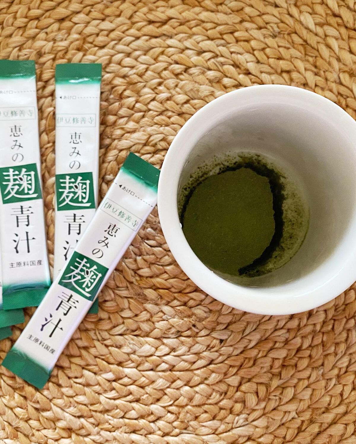恵みの麹青汁/爽健らぼ/青汁を使ったクチコミ(2枚目)