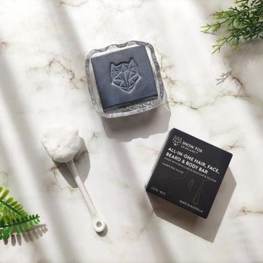 SNOW FOX SKINCARE ブラッククレイ オールインワン シャンプーバーのクチコミ「❄️SNOW FOX SKINCARE🖤
＼『ブラッククレイ オールインワン シャンプー バー.....」（1枚目）