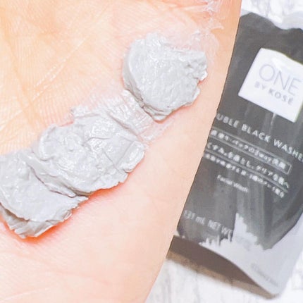 ダブル ブラック ウォッシャー/ONE BY KOSE/その他洗顔料を使ったクチコミ(2枚目)