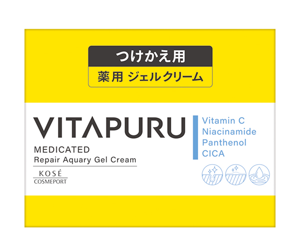 ビタプル リペアアクアリージェルクリーム つけかえ 90g