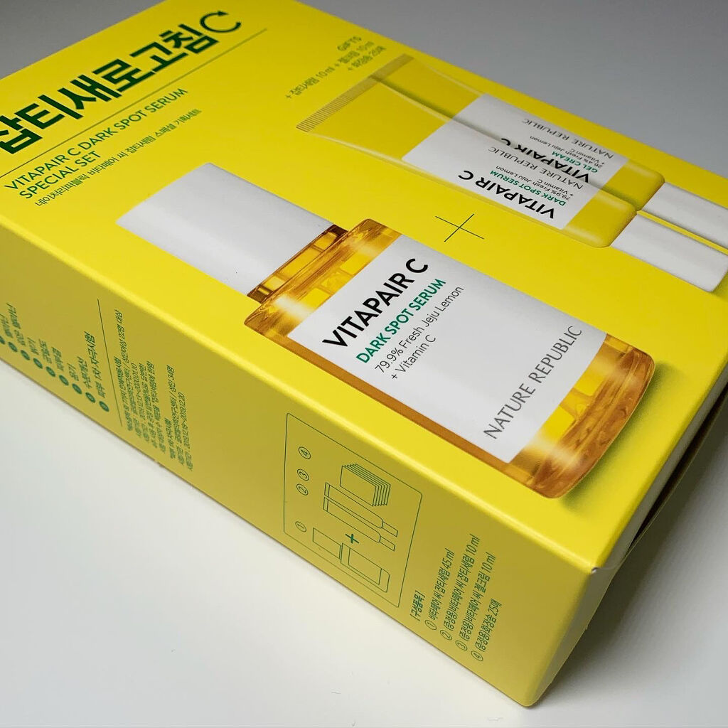 ビタペアC 集中美容液スペシャルセット/ネイチャーリパブリック/美容液を使ったクチコミ（3枚目）