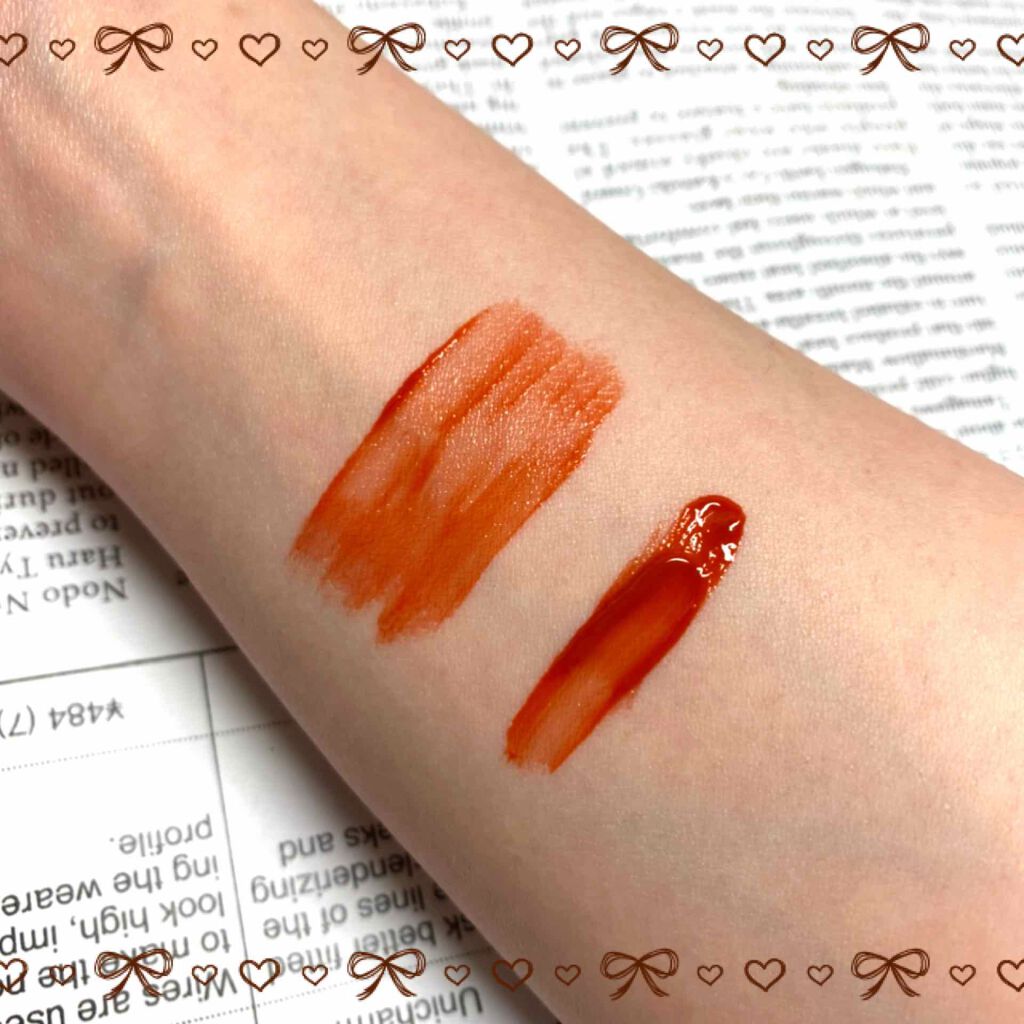 ジューシーラスティングティント/rom&nd/リップティントを使ったクチコミ(2枚目)