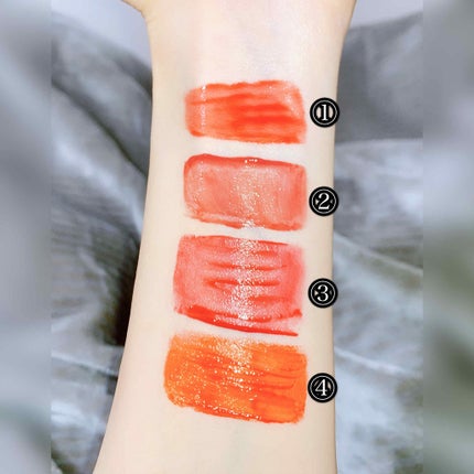 ジューシーラスティングティント/rom&nd/リップティントを使ったクチコミ(2枚目)