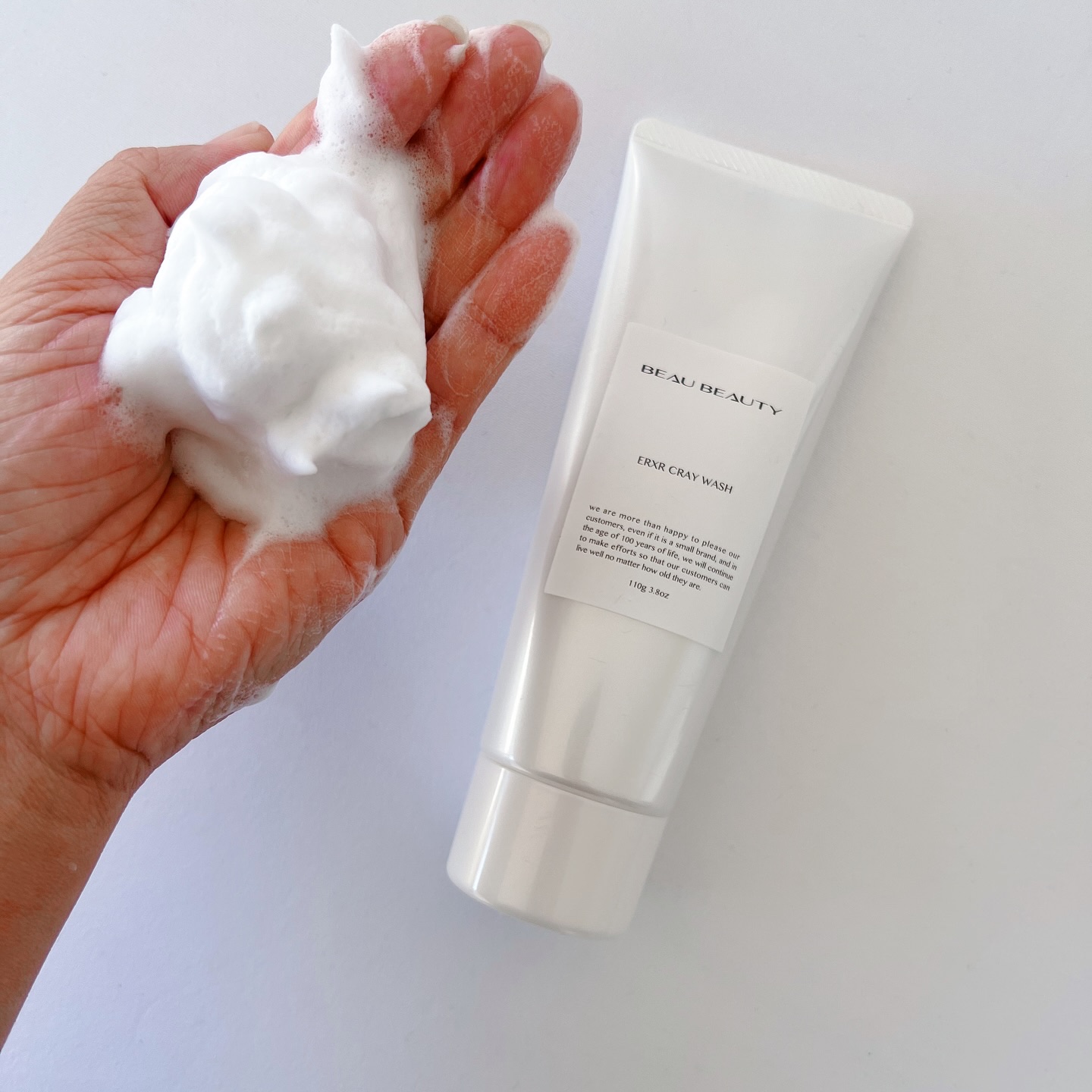ERXR クレイウォッシュ/BEAU BEAUTY/洗顔フォームを使ったクチコミ（2枚目）