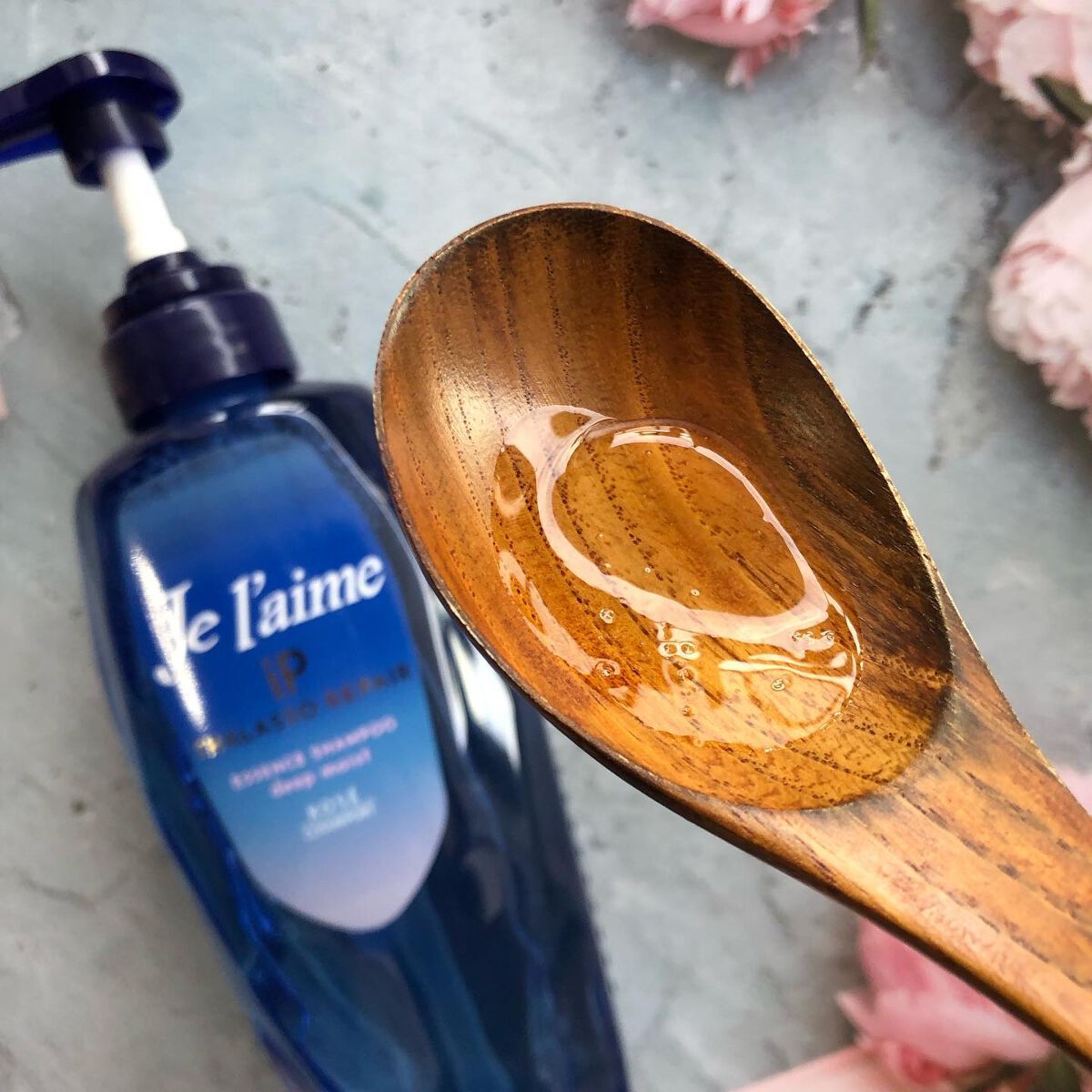 iP タラソリペア 補修美容液 シャンプー/トリートメント (モイスト＆スムース)/Je l'aime/市販シャンプーを使ったクチコミ（2枚目）