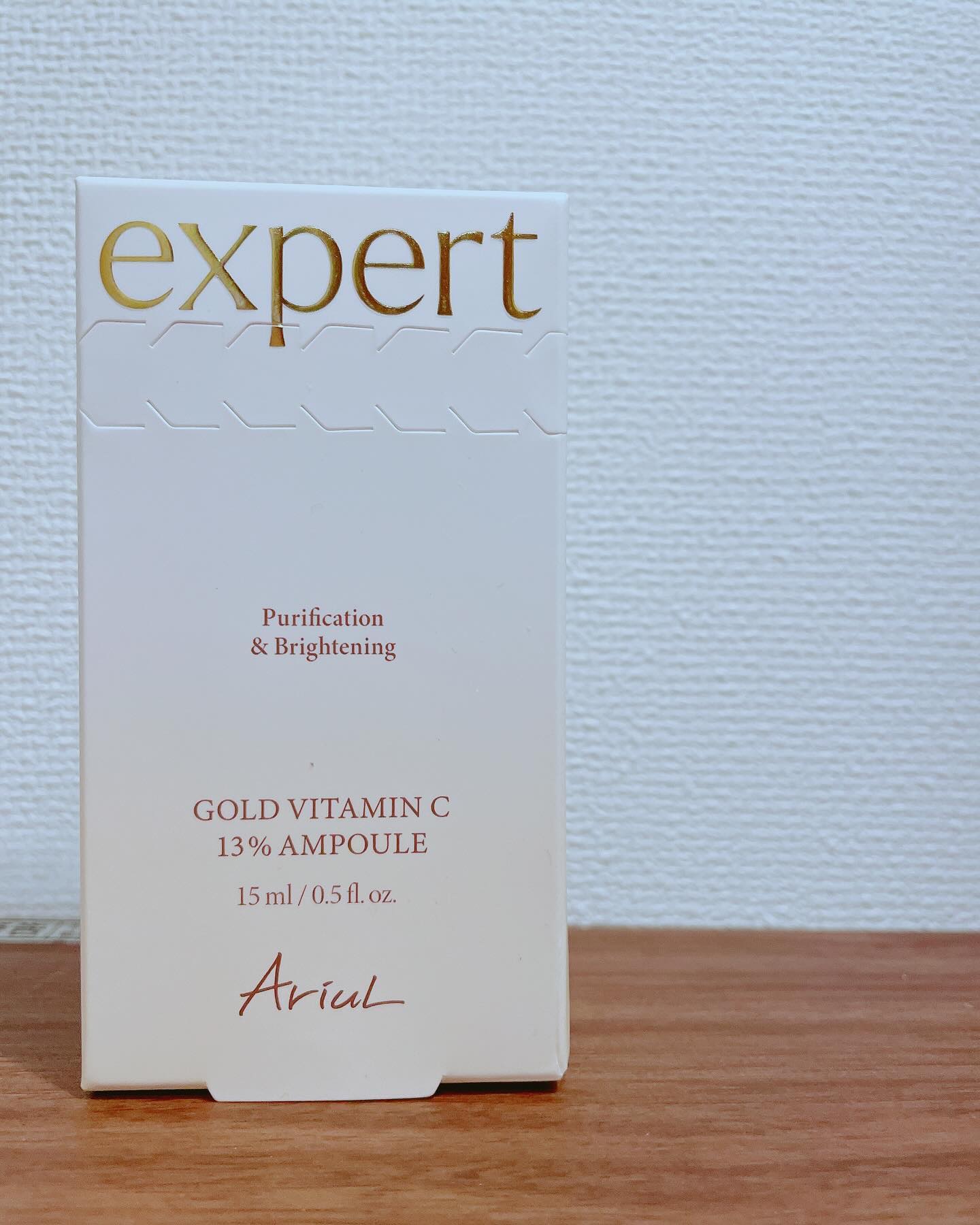 ゴールドビタミンC13%アンプル/Ariul/美容液を使ったクチコミ（3枚目）