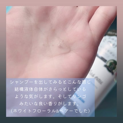 メロウシャンプー/メロウトリートメント/plus eau/市販シャンプーを使ったクチコミ(3枚目)