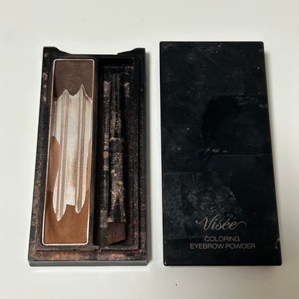リシェ カラーリング アイブロウパウダー BR-4 ピーチブラウン/Visée/パウダーアイブロウの画像