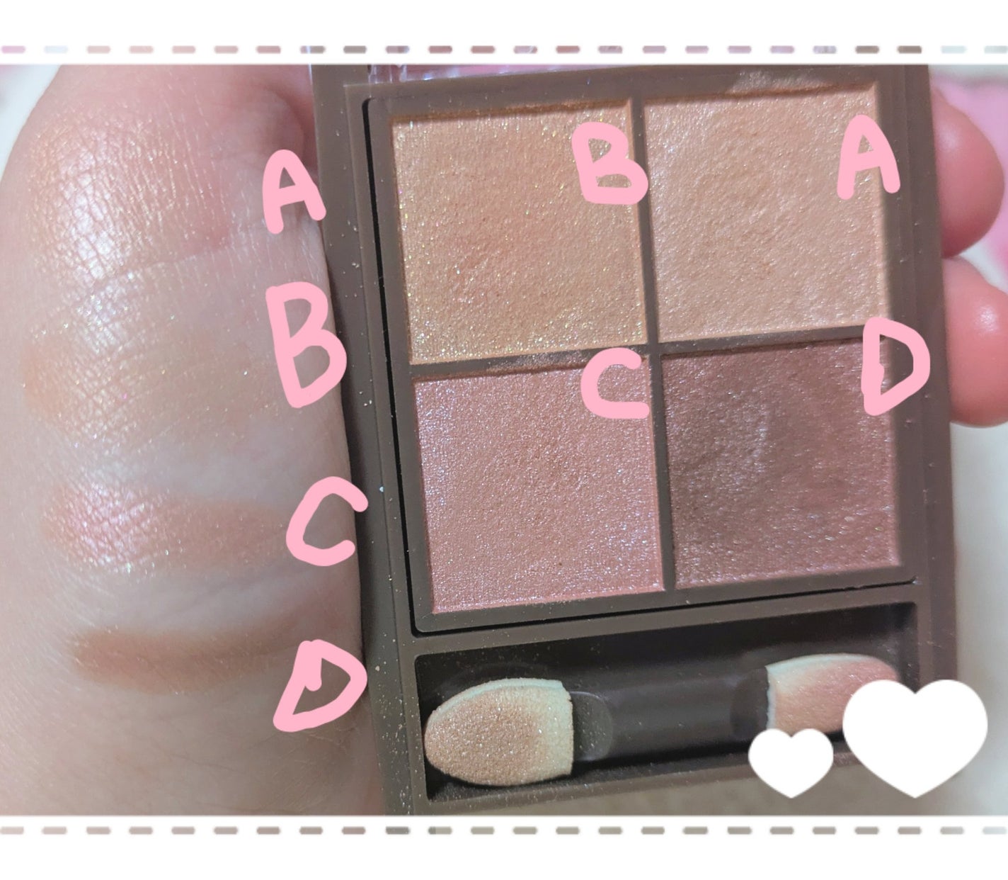 ニュアンスオンアイシャドウ/CEZANNE/アイシャドウパレットを使ったクチコミ(3枚目)